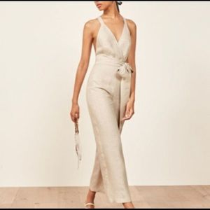 Reformation Dani Linen Jumpsuit